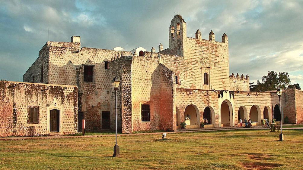 Ruins in the town of Valladolid, Mexico
