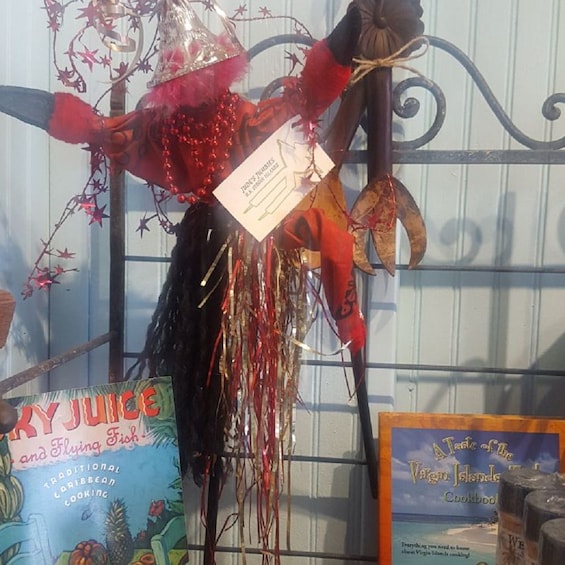 Items at a gift shop in St Croix