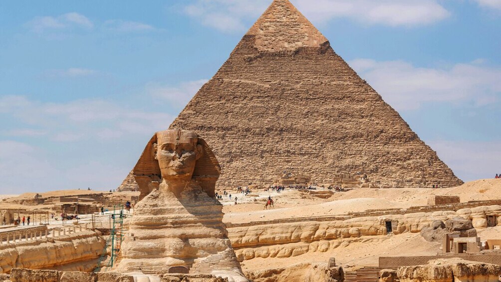 Giza Pyramids by Camel and The Egyptian Museum - Private Tour