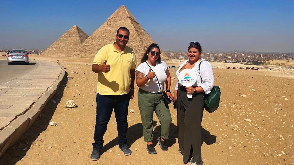Giza Pyramids by Camel and The Egyptian Museum - Private Tour