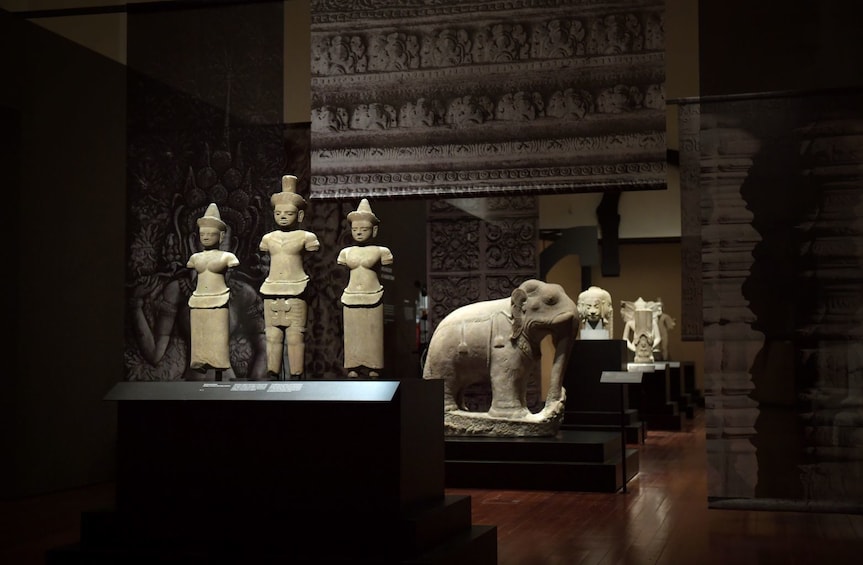 Art on display at the Asian Civilisations Museum in Singapore