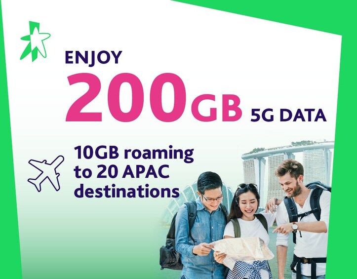 Starhub 5G/4G Singapore SIM Card (SG Airport Pickup)