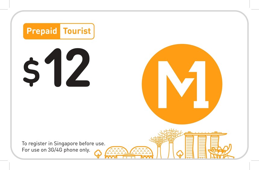 M1 Prepaid Tourist SIM