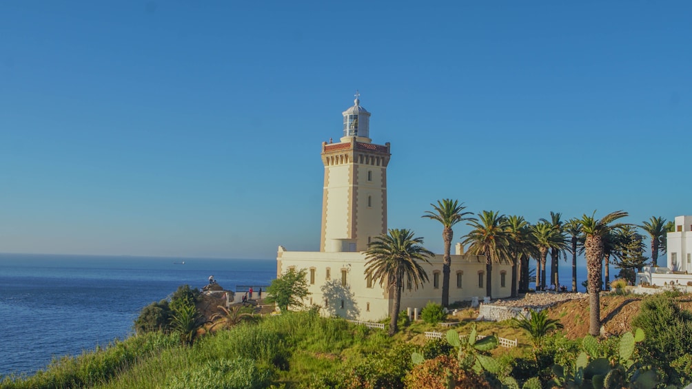 Lighthouse on the coast of Tangiers