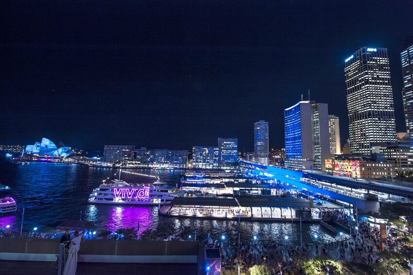 Sydney Harbour Vivid Lights Cruise