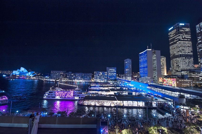 Sydney Harbour Vivid Lights Cruise