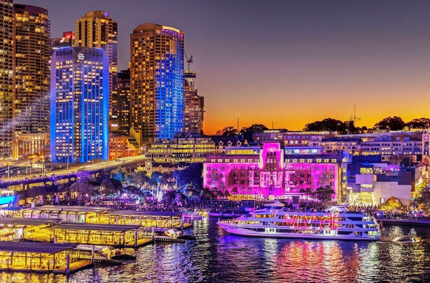 Sydney Harbour Vivid Lights Cruise
