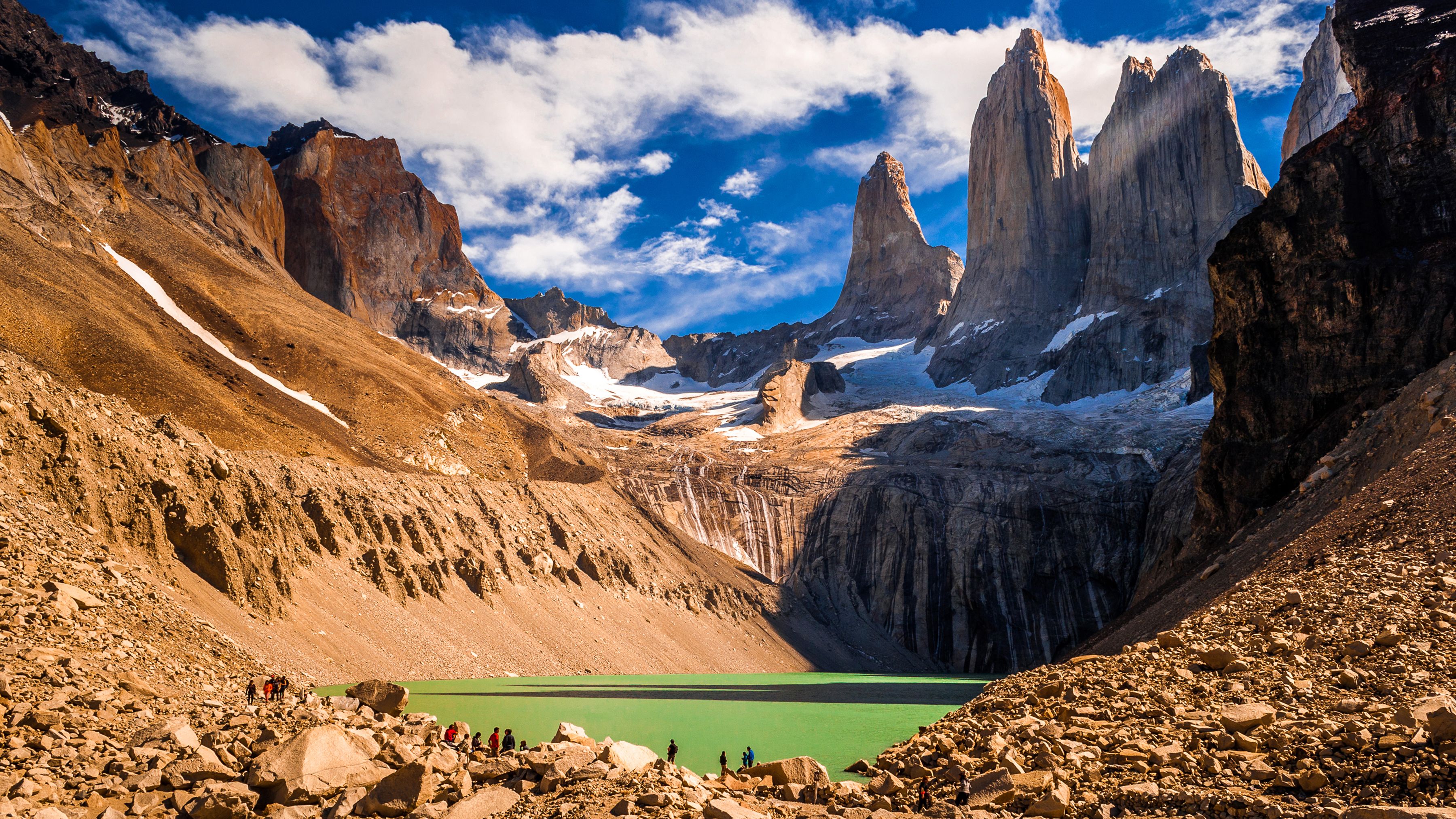 Hiking Base Las Torres at Torres del Paine National Park