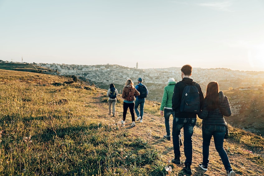 Matera Rock Churches Walking Tour with Shared Transfer & Sunset View