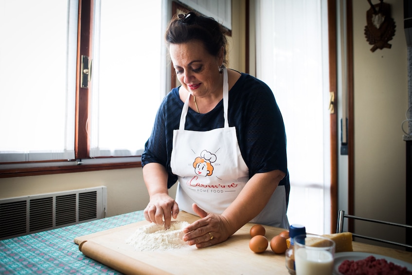 Private cooking class at a local's home in Bologna