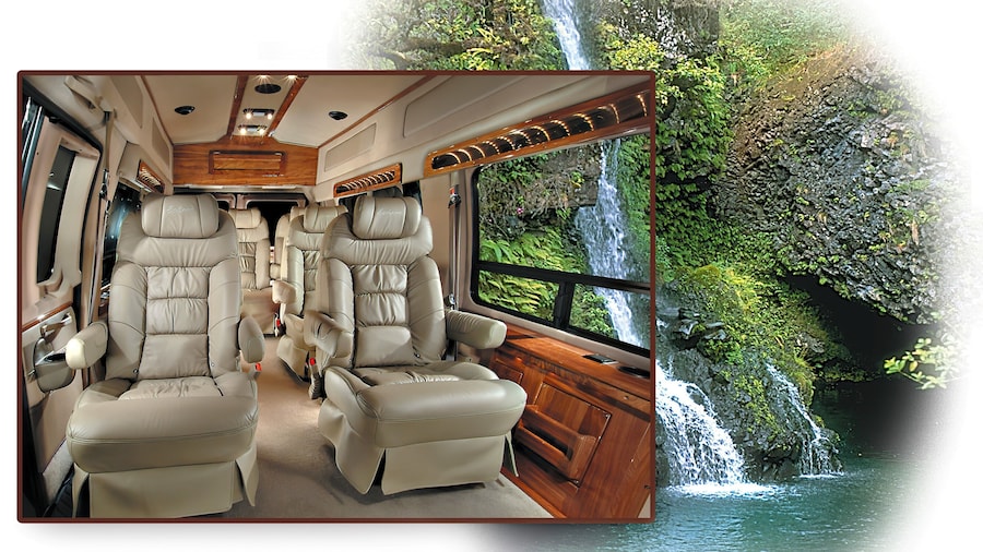 Road to Hana Premium Picnic via Luxury Limo-Van