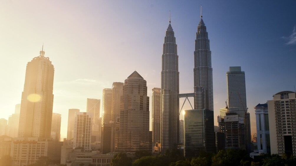 Sunrise view of Kuala Lumpur 
