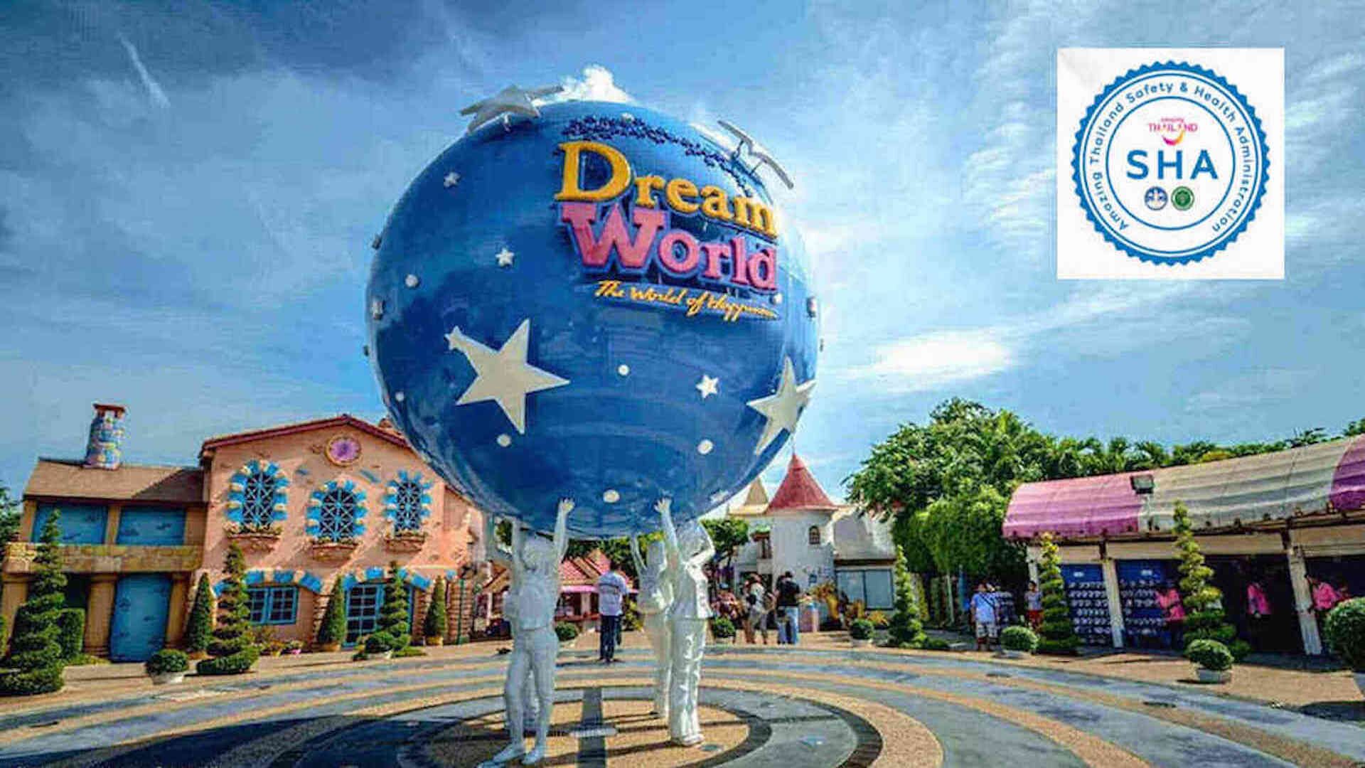 DREAM WORLD Bangkok FULL TOUR!  BEST VALUE Theme Park in Thailand