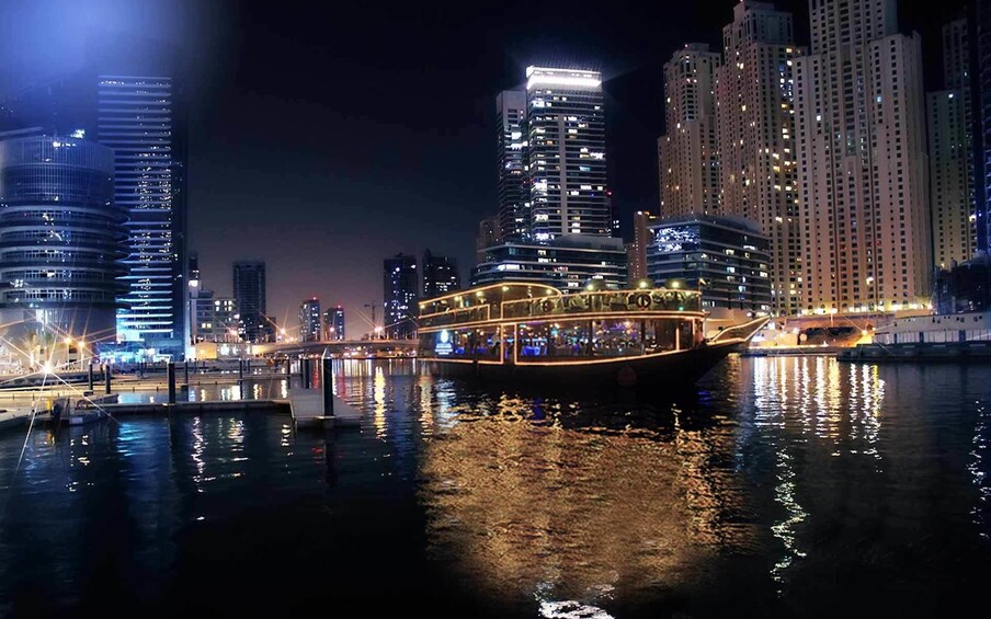 Dubai Marina Cruise With Dinner & Roundtrip Transfer