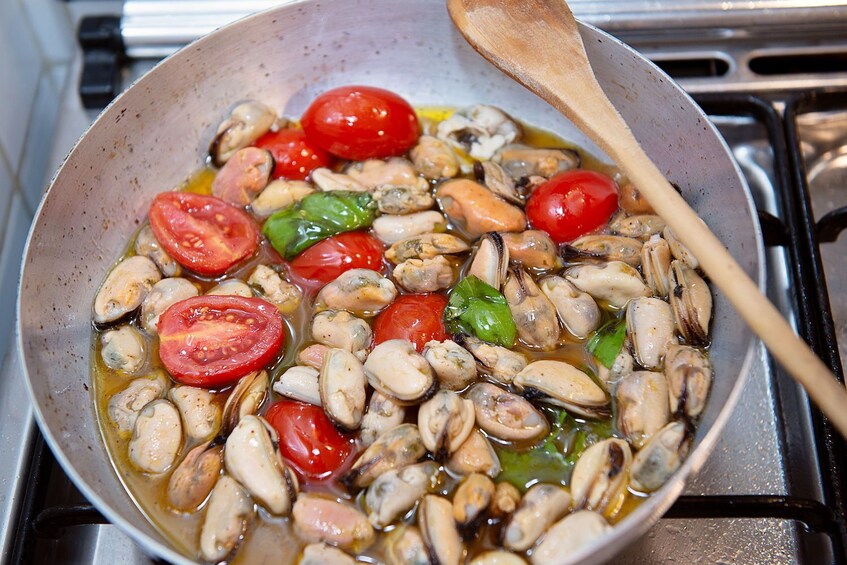 Private cooking class at a local's home in Catania