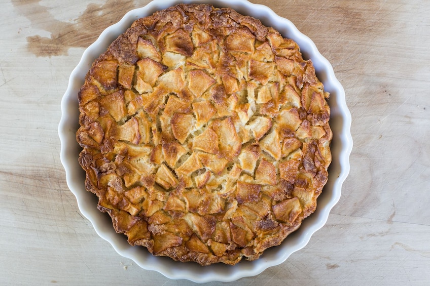 Homemade pie in a home in Lake Maggiore