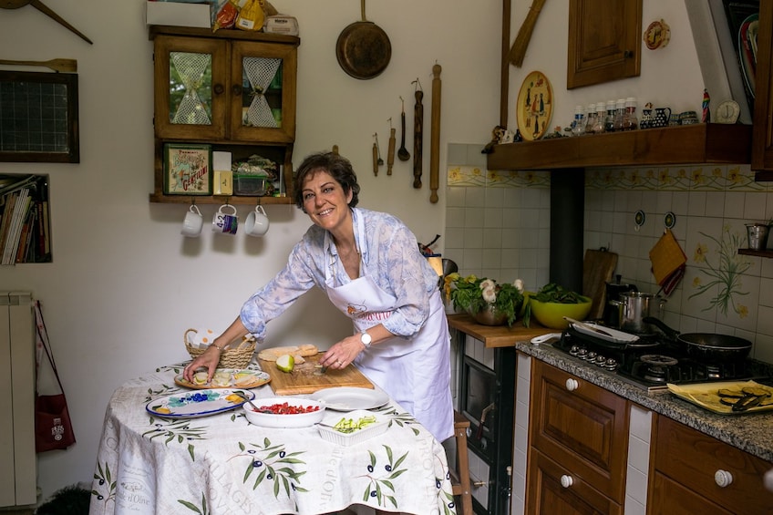 Private cooking class at a Cesarina's home in S. Gimignano