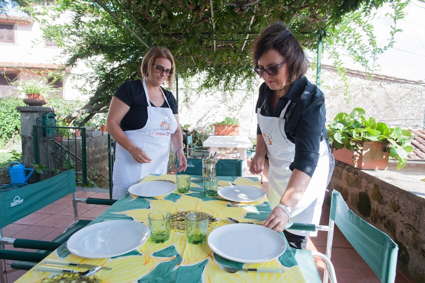 Private Market tour + Cook + Dine in a local home in Lucca