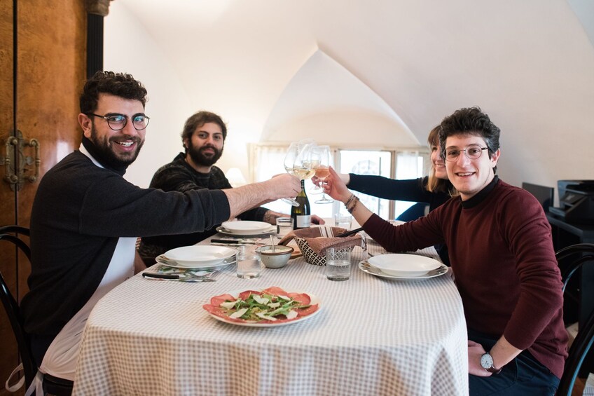 Local Market visit and Dining at a local's home in Parma