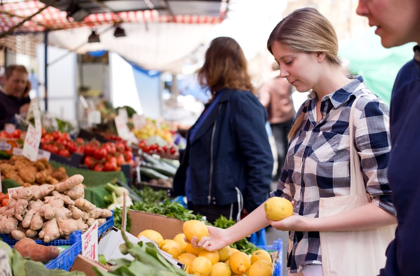 Private Market tour + Cook + Dine in a local home in Siena