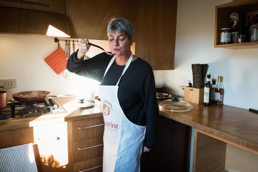 Private Market tour + Cook + Dine in a local home in Verona