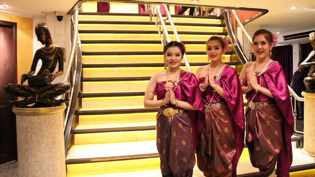 Staff aboard the Chao Phraya Princess Cruise