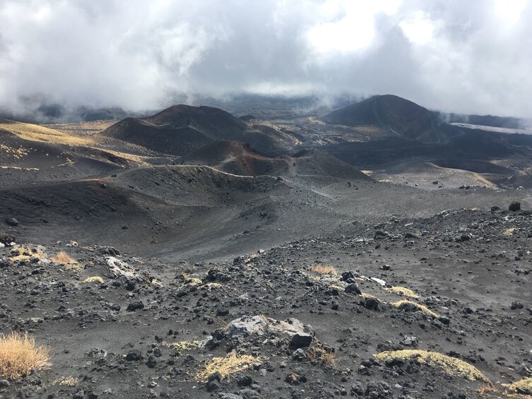 Volcanic fields in Etna