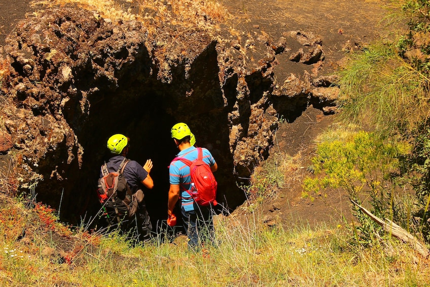 Hikers in Etna