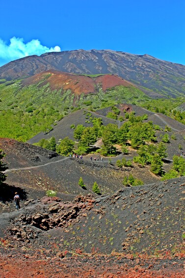 Foothills and mountains in Etna