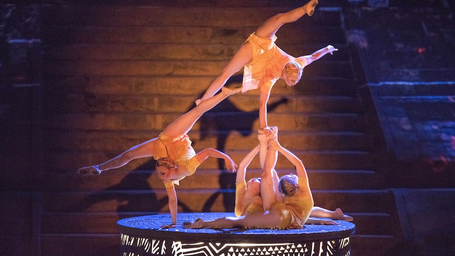 Acrobats at the Rhythms of the Night -Savia