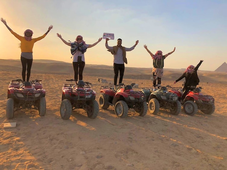 Desert Safari By Quad Bike Around Pyramids - Private Tour