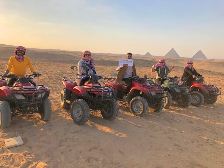 Desert Safari By Quad Bike Around Pyramids - Private Tour