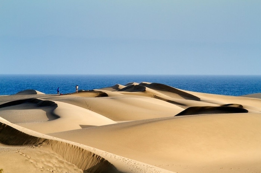 Sand dunes on the coast of Gran Canaria