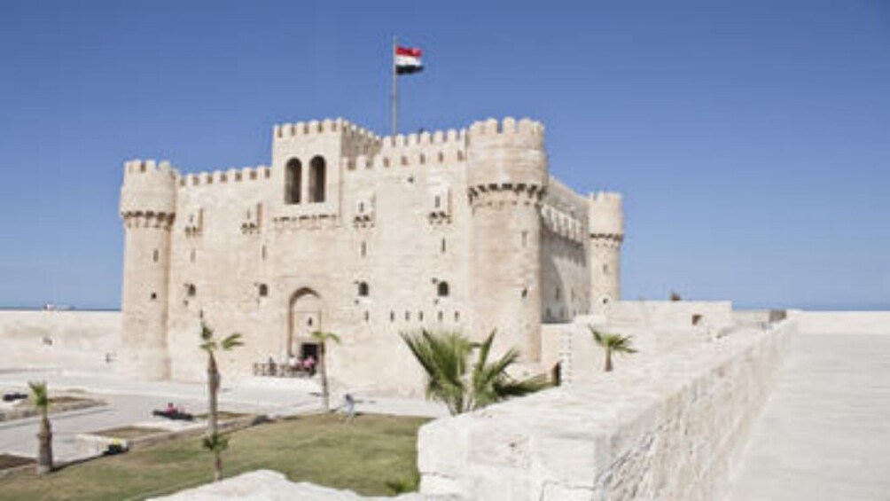 Citadel of Qaitbay during the day