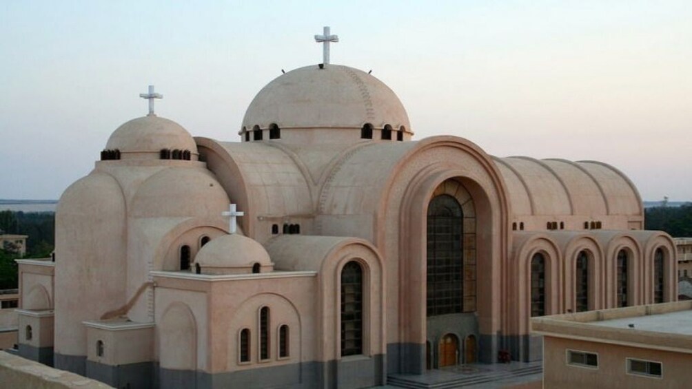 Exterior of Monastery of Wadi El Natrun in Egypt