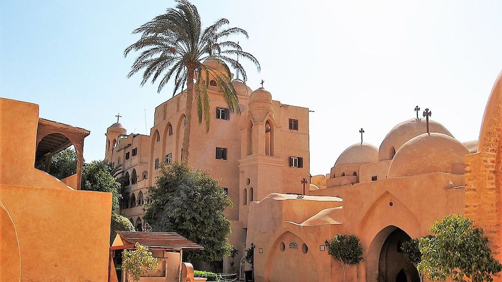 Monastery of Wadi El Natrun on a sunny day