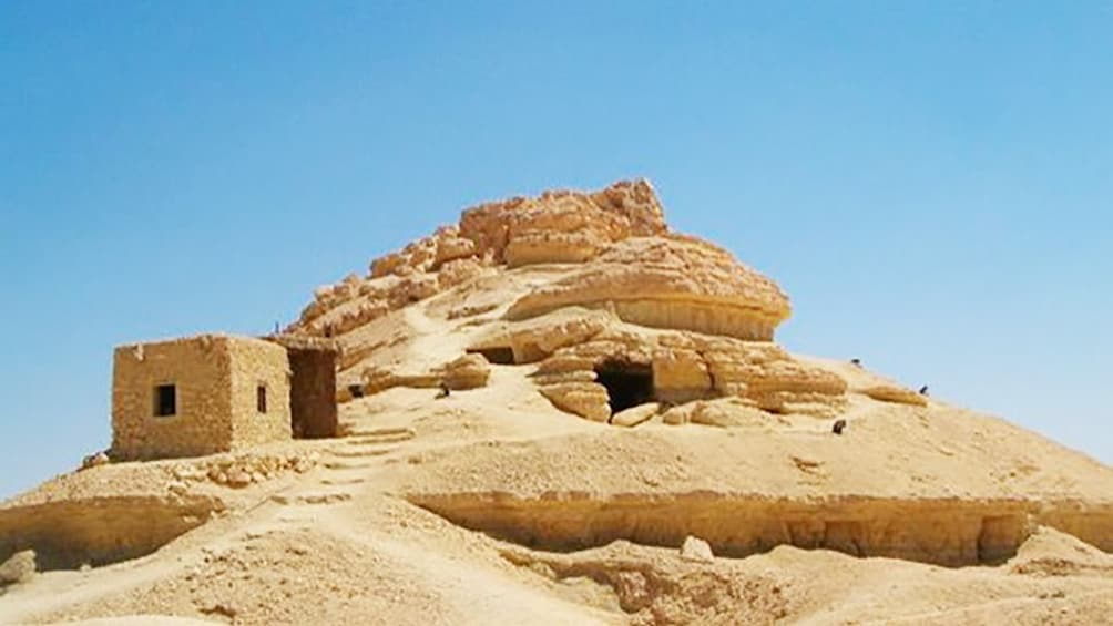 Ancient stone structure in El-Alamein, Egypt