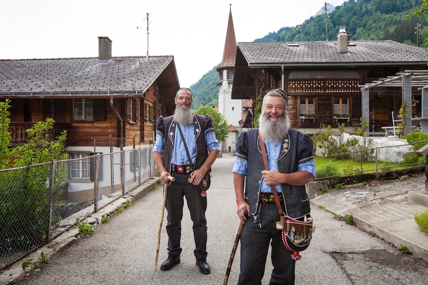 Locals in Gruyères