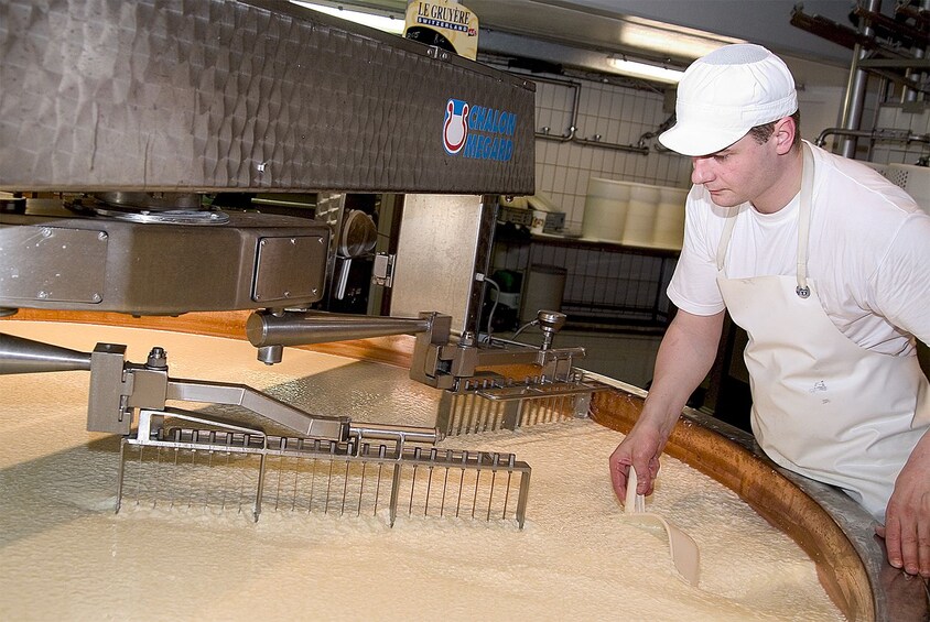 Le Gruyère cheese factory