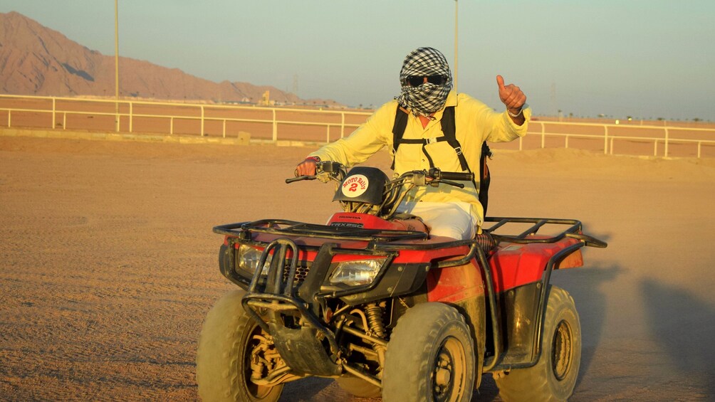 Hurghada Desert Safari: Quad Bike & Bedouin Village Visit