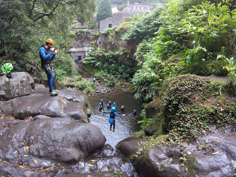 Canyoning at Ribeira dos Caldeirões - Nordeste (Half Day)