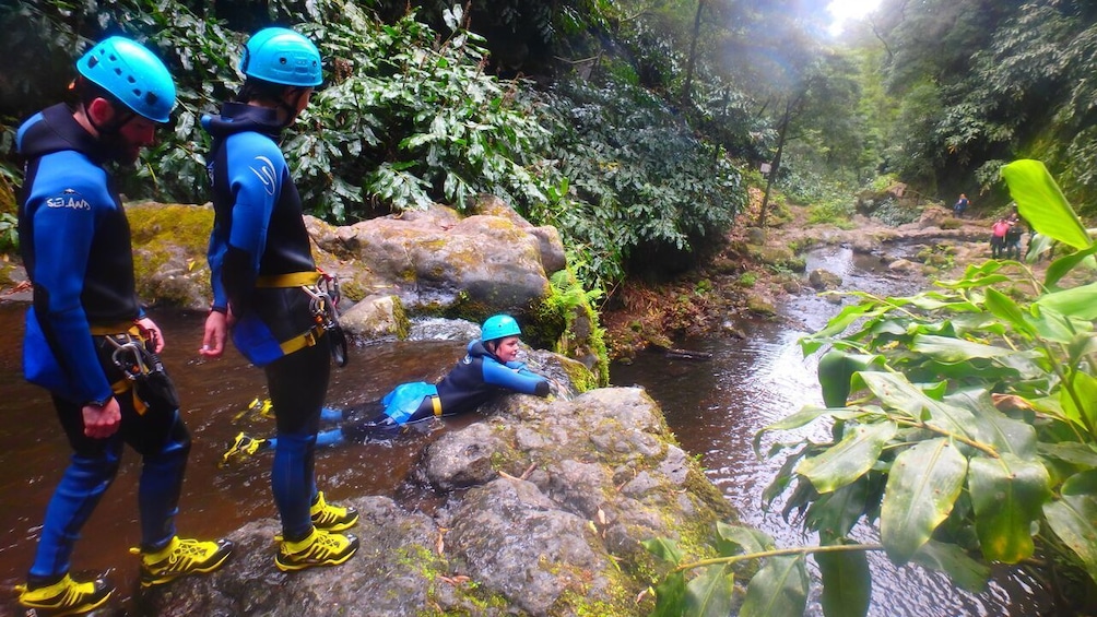 Canyoning at Ribeira dos Caldeirões - Nordeste (Half Day)