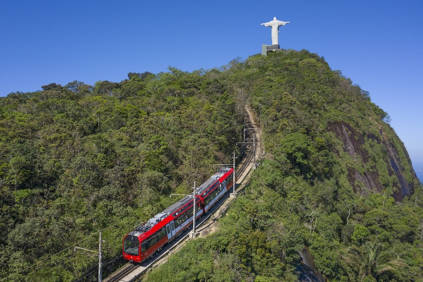 Half Day Christ by Train, MaracanÃ£, Sambadrome & Stairway