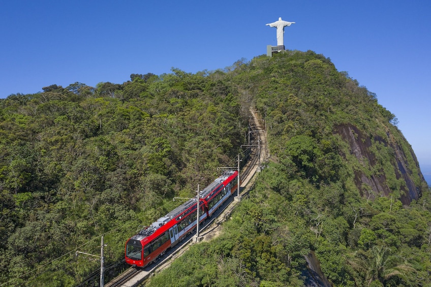 Half Day Christ by Train, Maracanã, Sambadrome & Stairway