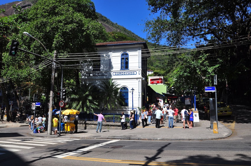 Corcovado Tram station in Rio de Janeiro, Brazil