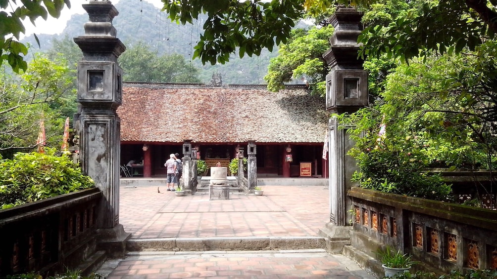Entrance to Hoa Lu Ancient Capital in Ninh Binh, Vietnam