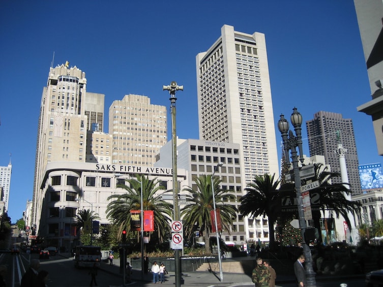 Union Square shopping plaza in San Francisco, California