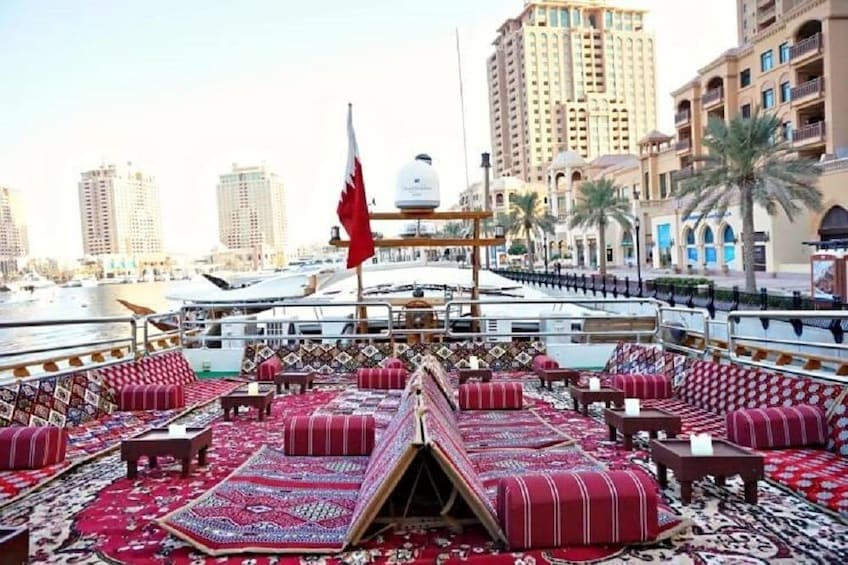 Qatar Dhow Cruise with corniche walk