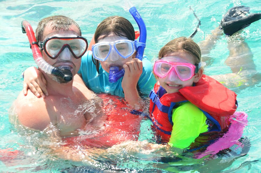 Punta Cana family snorkel