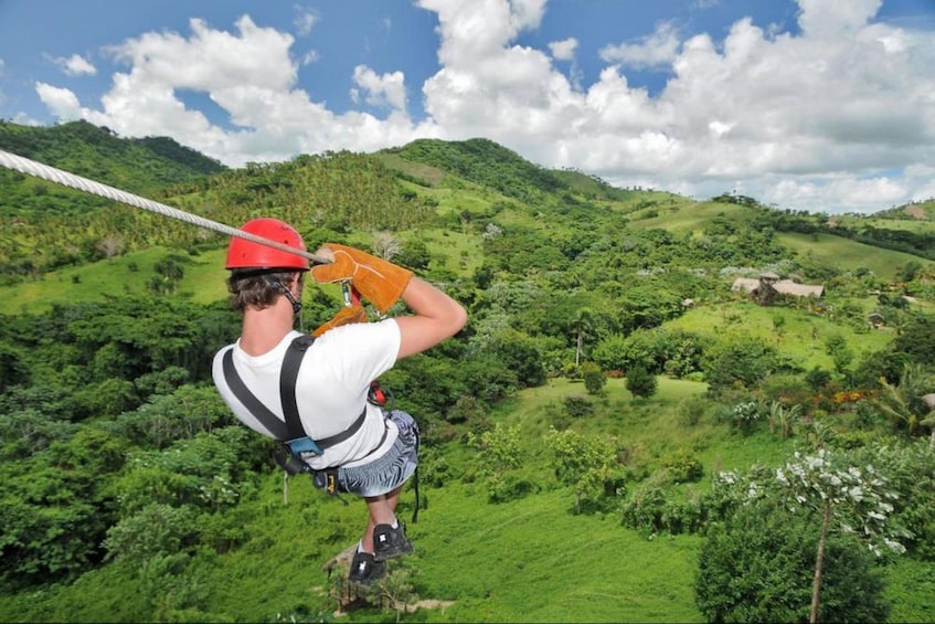 Zip line in Punta Cana